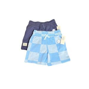 (2) Toddler Boys Shorts Sz 4 / 4T Lot French Terry Shorts Fleece